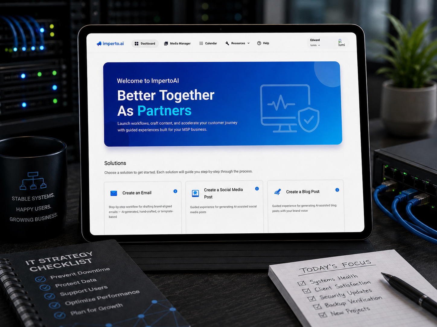 ImpertoAI helps Partners expand markets, solutions and customer loyalty.